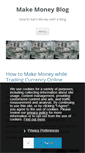 Mobile Screenshot of makeblogmoney.com