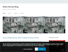 Tablet Screenshot of makeblogmoney.com